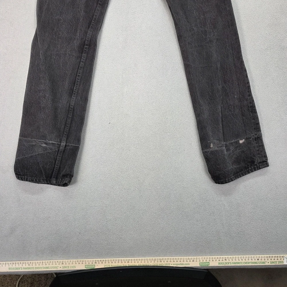 VTG‎ Levis 501 Jeans Mens Gray Made In USA Button Fly Straight 90s Fits 24x32